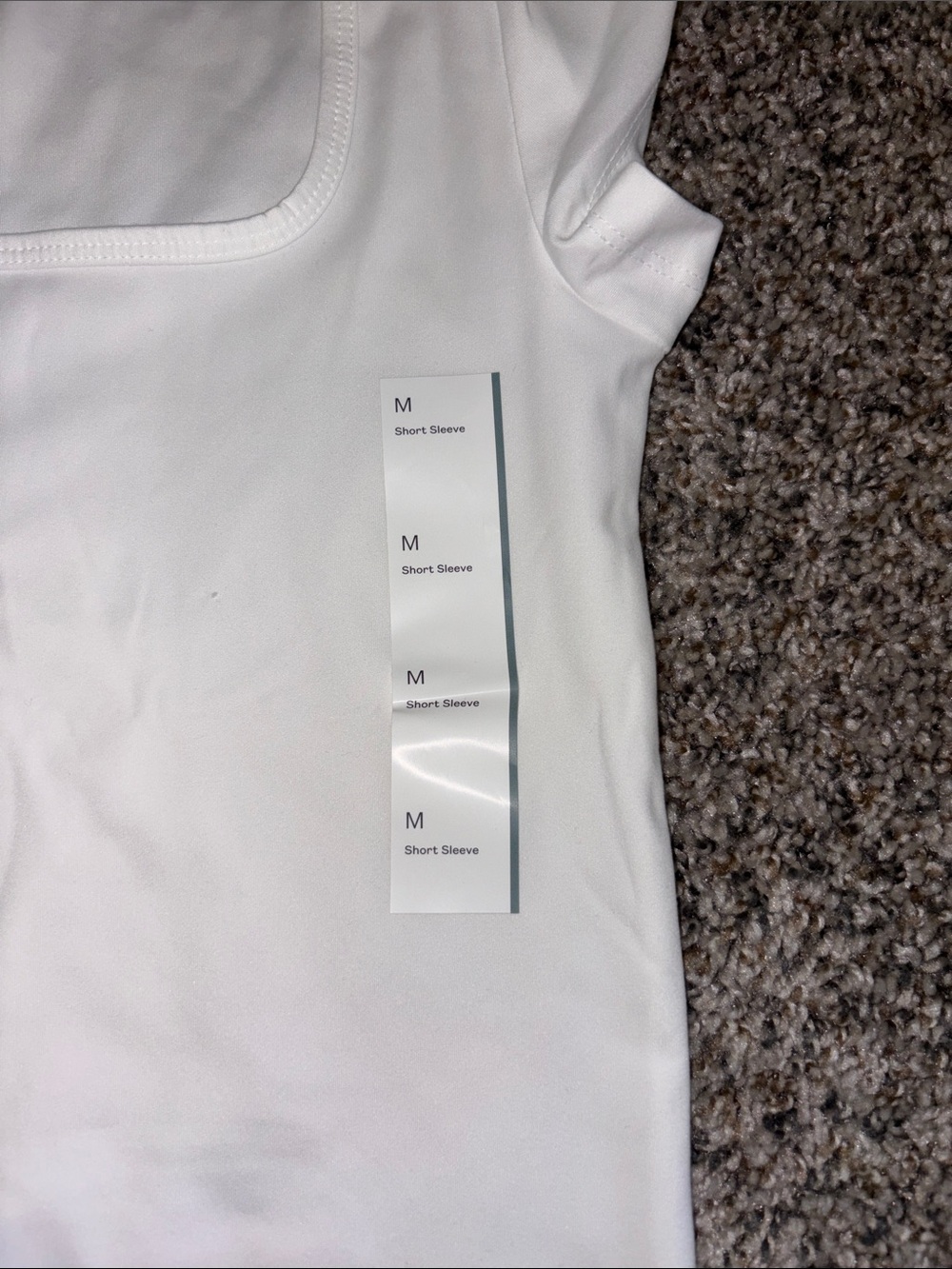 Wild Fable White Square Neck Tee & Light Blue Halter Tank Set - Picture 4 of 11